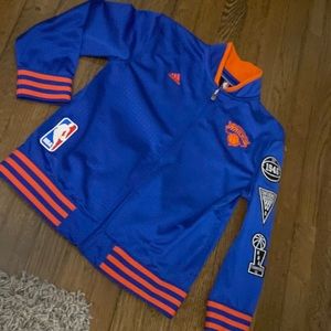 NBA NY Knicks Adidias conference Champ zip up